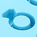 HDE Diamond Solitaire Engagement Ring Shape Bachelorette Party Novelty Silicone Jello Chocolate Mold Ice Cube Tray