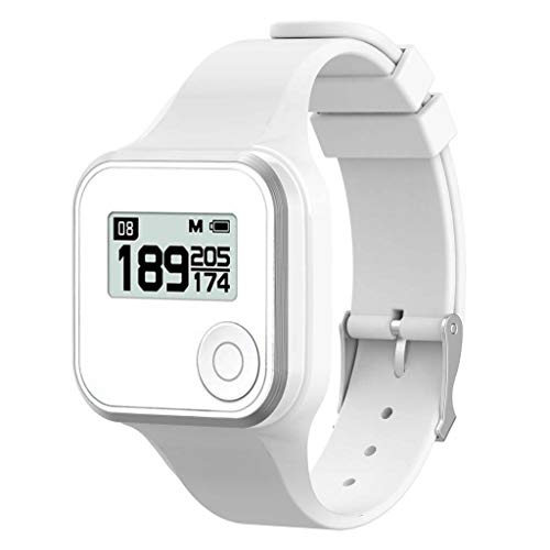 huanban072 Silicone Watch Band Replacement Wrist Strap Wristwatch for GolfBuddy Voice GPS Voice 2 Golf GPS/Rangefinder (White)