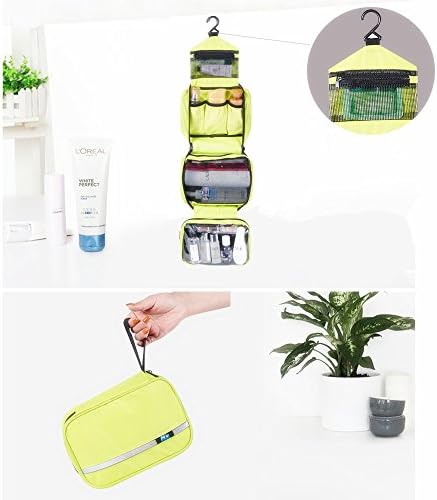 Waterproof Toiletry Bag Travel Cosmetic Case Hanging Makeup Pouch Wash Bag for Men&amp;women by Myciecoo