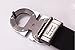 Royalours Mens Smooth Leather Belt 33mm Wide (31-33, Black Gold)
