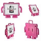 Easygoby Handle Kids and Child Freestanding Case for iPad 4, iPad 3, iPad 2 Pink