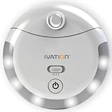 Ivation 6 LED Automatic Motion-sensing Night Light - Battery Powered Hallway Light with a Built in Motion and Light Sensor and adjustable light timer