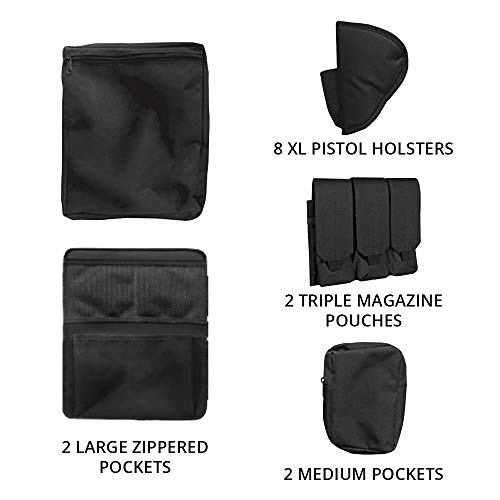 Stealth MOLLE Gun Safe Door Panel Organizer Large Fully Customizable