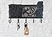 Key Hooks for Wall with Mail Holder and Organizer by My Tidy Family - Metal Basket with Hanging Hooks for organizing Keys Mail Sunglasses Cell Phone Lipstick Lanyards Wallets and Other Accessories
