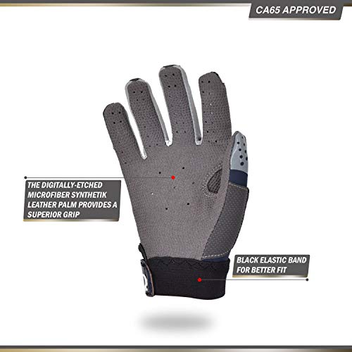 image for Vgo... 2Pairs Age 7-8 Kids Baseball Batting Gloves Breathable Super Gr