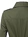 LE3NO Womens Anorak Utility Military Jacket With Drawstring