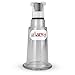 LeLuv Single Nipple Vacuum Cylinder with Fitting for Suction Pumping, Clear Polycarbonate Adult Toy, Medium