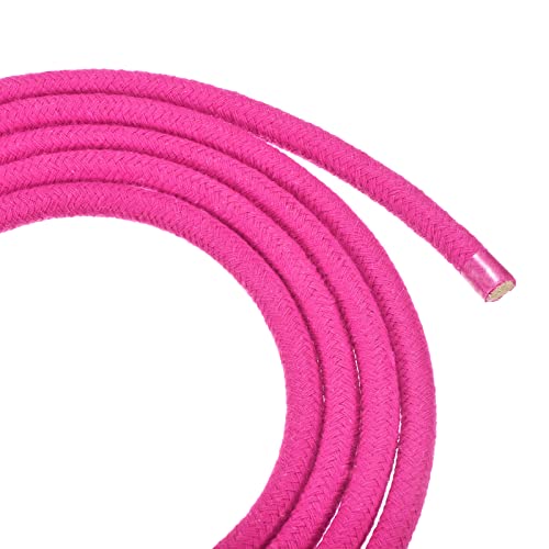 PATIKIL 10mm Gymnastics Rope 3 Meters - Purple Cotton Sport Rope For Dance & Fitness