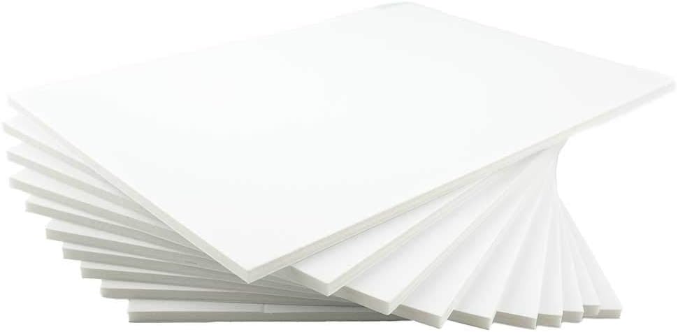 House of Card & Paper White Foam Board A3 size 297x420x5mm 10 sheets per carton, A3 297 x 420 x 5 mm