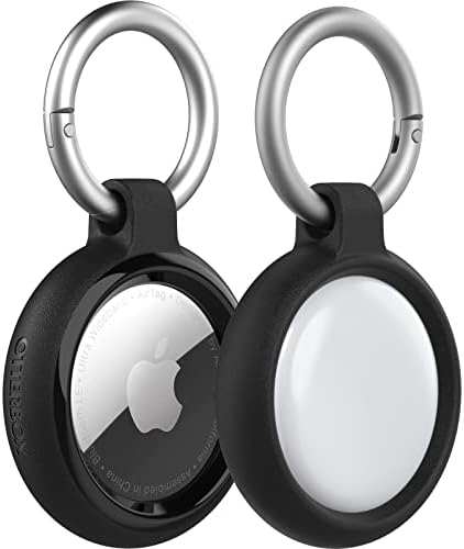 Amazon.com: Apple AirTag FineWoven Key Ring - Black - MT2H3ZM/A