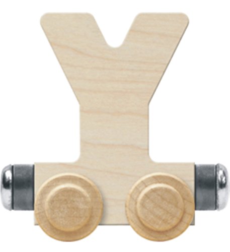 NameTrain Unfinished Letter Car Y - Made in USA