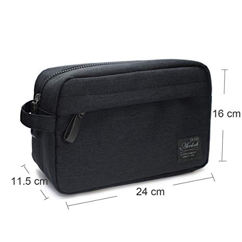 Toiletry Bag for Men and Women Travel Bag Mens Dopp Kit Womens Make-up Bag Cosmetic Water-resistant Organizer for Toiletries, Black 7 Toiletry Bag for Men and Women Travel Bag Mens Dopp Kit Womens Make-up Bag Cosmetic Water-resistant Organizer for Toiletries, Black