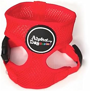 Alpha Dog Series Pet Safety Harness (Large, Red)