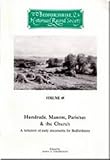 Hundreds, Manors, Parishes and the Church, , 0851550525