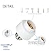 Smart WiFi Bulb Adapter- Joyneed LED light Bulb Plug Wireless Lamp Adapter work with Alexa & Google Assistant and iOS Android phone APP Remote Control From Anywhere Timing Function