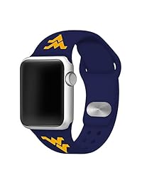 West Virginia Mountaineers   Correa de silicona para Apple Watch NVY, 42 mm