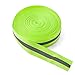 High Visibility Reflective Tape Strip, Fabric Florescent Reflective Safety Tape Sew-on Warning Safety Trim… (1.97in0.79in, Green)