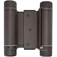 3" Double Action Spring Hinge for Saloon Doors | Heavy Duty Oil Rubbed Bronze Swinging Door Hinge, Commercial Grade - Qty 1 - Swinging Cafe Doors