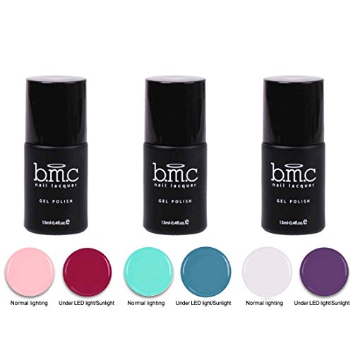 BMC 3pc Pastel UV Light Sensitive Color Changing Gel Polish - Rise Up Collection BMC 3pc Pastel UV Light Sensitive Color Changing Gel Polish - Rise Up Collection