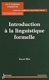 Introduction à la linguistique formelle