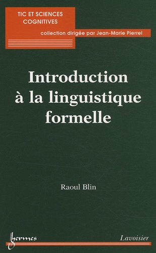 Introduction à la linguistique formelle