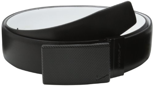 nike men's carbon fiber matte reversible golf belt