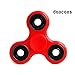 Fidget Spinner for Anti Stress and Anxiety Release. Doocoos Ceramic Bearings for Blazing Speed and Smoothness (Red)