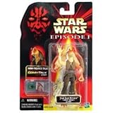 STAR WARS E1 JAR JAR BINKS NABOO SWAMP with FISH with COMMTECH CHIP