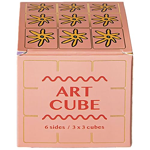 Journey of Something: Art Cube - Flower Pop - 6-Sided Puzzle Game, Fidget Toy,…