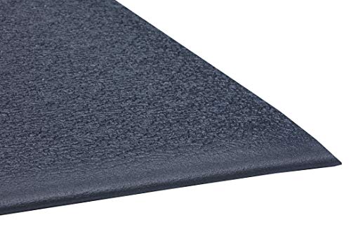 Guardian Soft Step Anti-Fatigue Floor Mat, Vinyl, 2'x3', Black Pebble Texture Pebble Texture