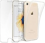 iPhone 7 Case and Screen Protector, CellPRO [Clarity Series] Transparent Ultra Clear Soft Silicone Case for Apple iPhone 7 (2016) Scratch Resistant Flexible Case Shock Absorption Slim Bumper 0.4mm