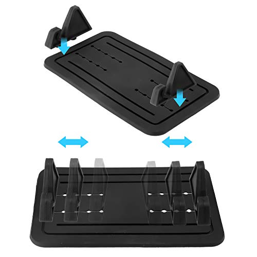 image for Car Phone Holder, pangshi Car Cell Phone Mount Silicone Phone Car Dash