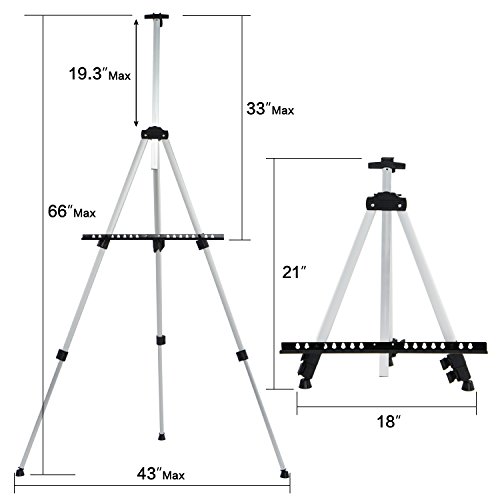 2 Reinforced+Aluminum+Adjustable+Table+Top+Displaying