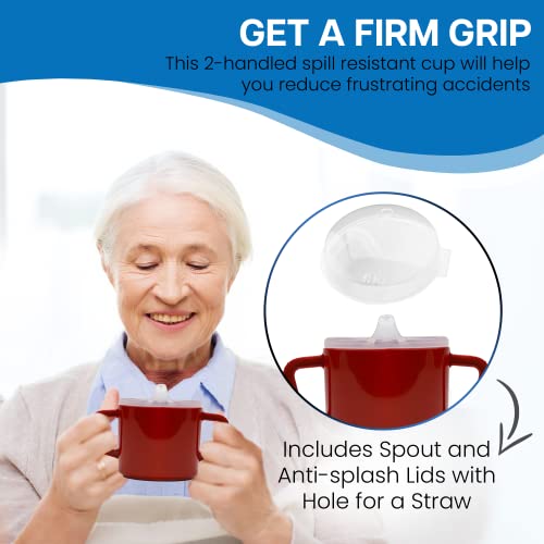 Providence Spillproof Compact 8oz Adult Sippy Cup with Handles