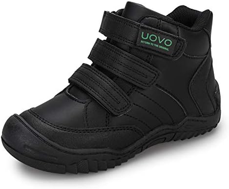 UOVO Kids Boys Shoes Water Resistant Boots Non-Slip Mid-Top