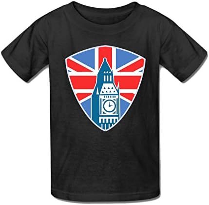 Ta Dey La Tour Eiffel Union Jack Shield T-shirts for Mens XXL black