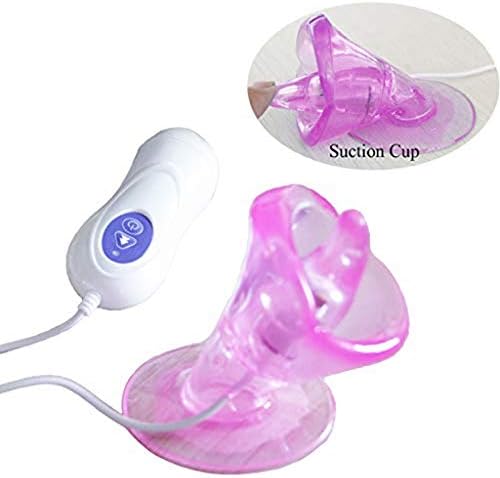 Wivilly Novelty Electric Sucking Toys for Women and Couples ~ 10 Speeds - Wired Remote Control ~ Unique Tongue Design ~ Pink 02232