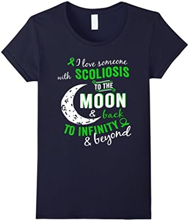 Women's Scoliosis Awareness Shirt For Women/Men- Scoliosis shirt XL Navy