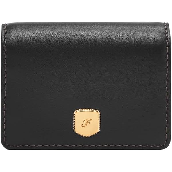 Buxton Women's Hudson Card Holder - RFID Protected Slim Leather Wallet For Credit Cards & ID