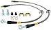StopTech 950.47501 Stainless Steel Braided Brake Hose Kit Rear Stainless Steel Braided Brake Hose Kit