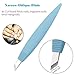 BEZOX Ingrown Toenail Removal Blades and Foot Callus Knife - 3 Different Blades Pedicure Knives with Toenail Lifter and Thick Nail File - Blue