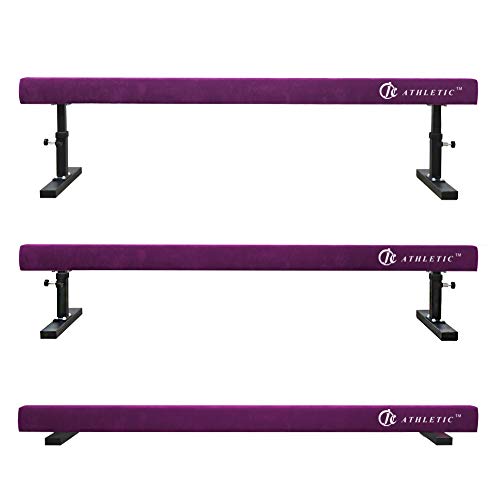 JC-ATHLETICS Adjustable Balance Beam Gymnastic Practice Training Equipment for Kids Children Home Floor Use,8 Feet Long