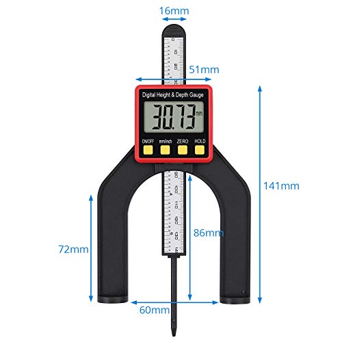 4 Neoteck+Height+Magnetic+Digital+Protractor