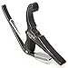 Kyser Quick-Change Guitar Capo for 6-string acoustic guitars, Black Chrome, KG6BCA