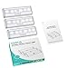 ORIA Motion Sensor Light, 6 LED Sensing Closet Light, Stick Anywhere Stairs Light, Battery Powered Night Light, Safe Light with Magnetic Strip for Bathroom, Cabinet, Wardrobe, Basement, 3 Pack, White