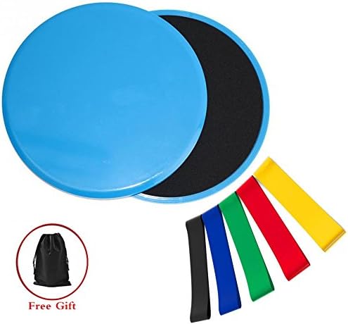 Penta Goose Core Gliding Discs Dual Surface Exercise Bands for Stretching Physical Therapy And Gliding Discs Core Sliders