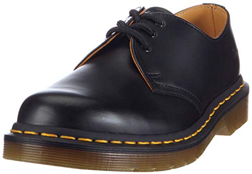 dr martens 1461 womens black smooth