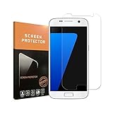 [2Pack] For Galaxy S7 Tempered Glass Screen Protector,PenacaseScreen Film [HD Clear ][Anti-Fingerprint][Anti-Scratch][Bubble Free]Tempered Glass Screen Protector for Samsung Galaxy S7