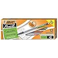 BIC Xtra Smooth Mechanical Pencils With Erasers, Medium Point (0.7mm), 12-Count Pack, 2 Pencils Perfect For Standardized Tests with Dark Writing That Erases Cleanly