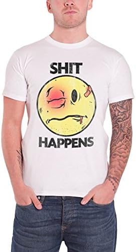Kill Brand Sh*t Happens Official Mens New White T Shirt
